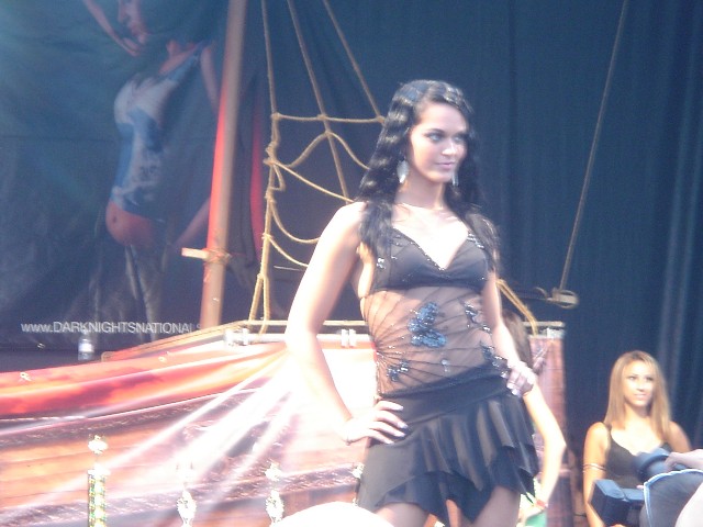 Girl on stage.