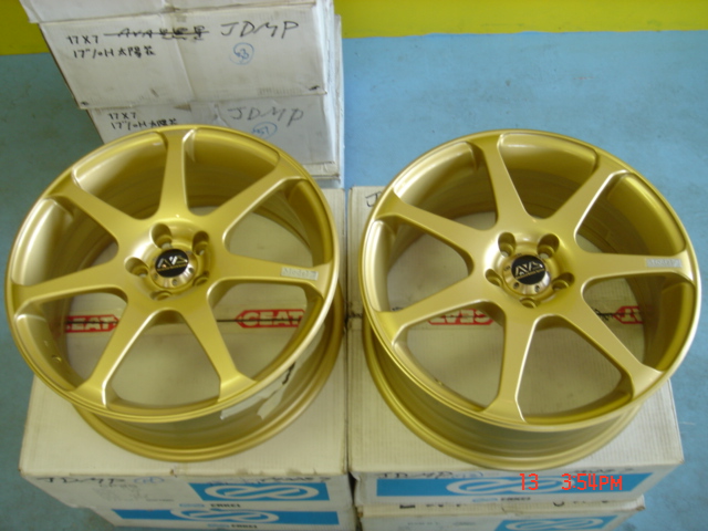 RI5010 - JDM Advan AVS model 7 in gold color. 17