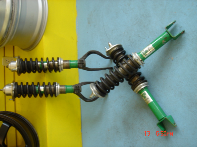 SU5001 - JDM Tein Track/Street adjustable coilover set with pillow ball top mounts. For 93-01 BB4-6 Prelude.