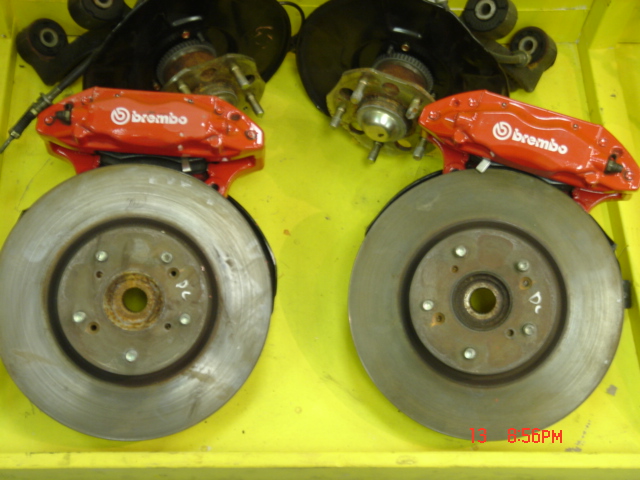 BA4001 - JDM DC5 Type R (RSX) Brembo brakes conversion for 01+ ES Civic or RSX. (calipers, pads, rotors)
