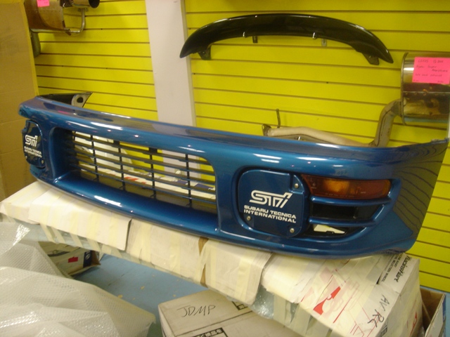 BD8001 - JDM Subaru GC8 (93-01 Impreza) STI Version 4 front bunper with fog light covers.