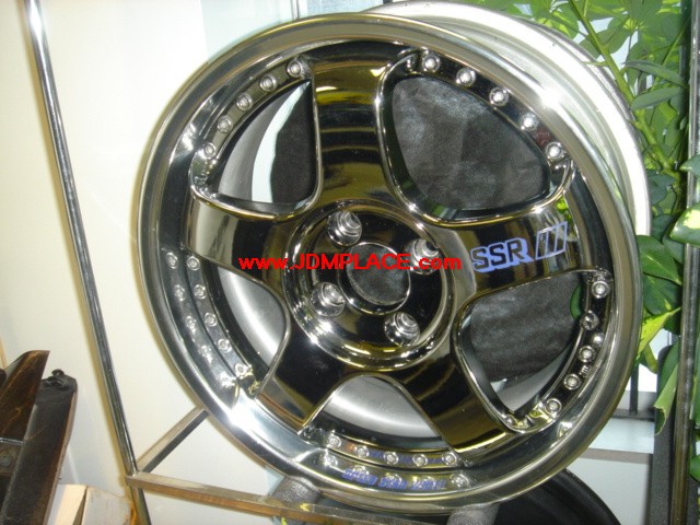 RI21002 - Rare JDM SSR Professor SP1 16x7 4x100 wheels in full chrome.