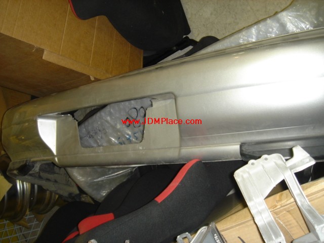 BD22003 - JDM GC/GF Impreza Version 5/6 rear bumper with rear spats, fits 93-01 Imprezas coupe/wagon/sedan.