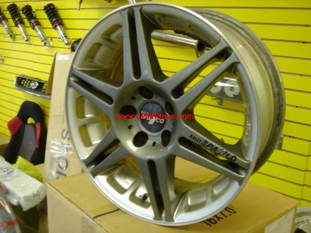 RI230010 - Sparco Rally Tarmac wheels in gunmetal colour, 16x7 +45 offset 5x100 bolt pattern. Clears Subaru 4/2 pot brakes.