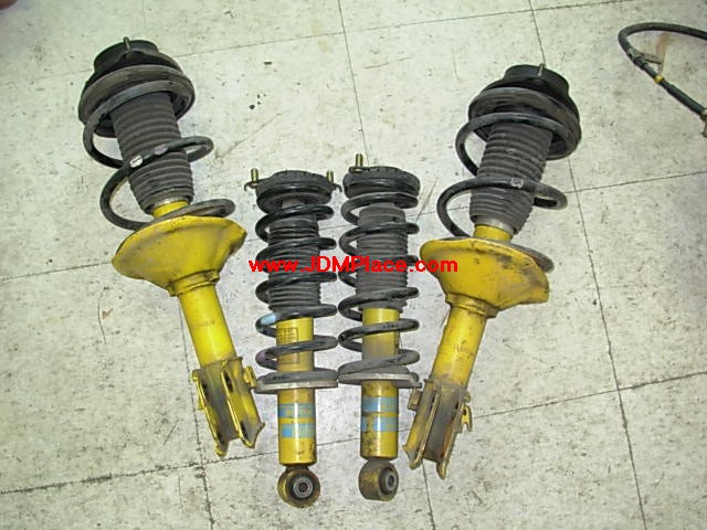 SU26004 - JDM BE BH Legacy B4 bilstein suspension set complete with top mounts, springs and bilstin shocks. Fits 00-04 Legacy.