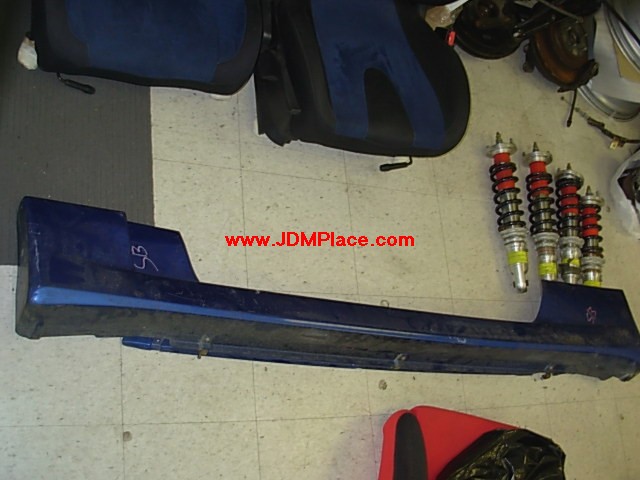 BD27007 - JDM Nissan S13 urethane aero side skirts. Fits both 89-93 240sx hatch and coupe.