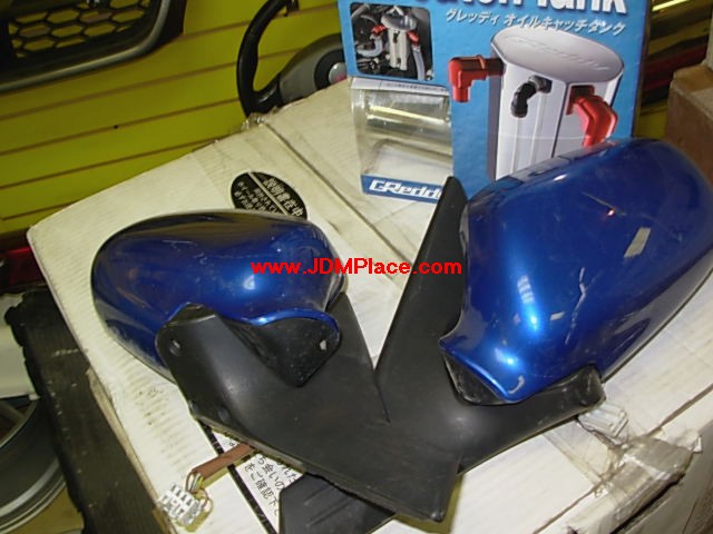 BD27005 - JDM GDB Impreza power folding mirrors with switch, fits all 02-07 Impreza models including sedan and wagon.