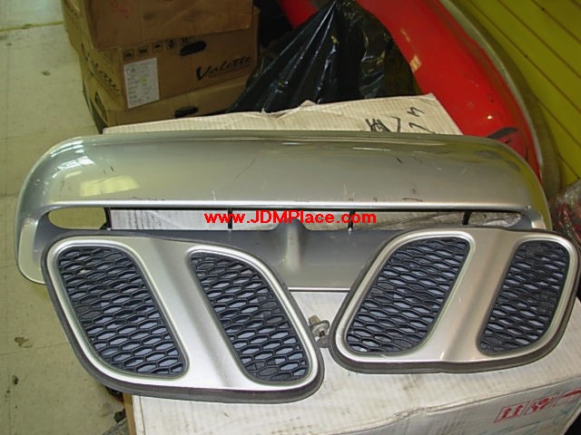 BD27008 - JDM STI Version 6 GC8 hood scoop and vents set, 3 pieces. Fits 98-01 with RS hood.

