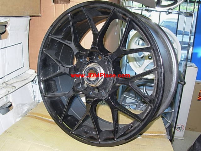 RI27003 - Rare JDM SSR Type M wheels in 15x6.5 4x100 in semi gloss black, very lightweight, 10.5lbs each!