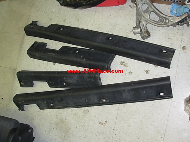 BD27003 - JDM STI Version 5 Impreza side skirts, 4 pieces set, fits 93-01 Imprezas coupe/wagon/sedan.