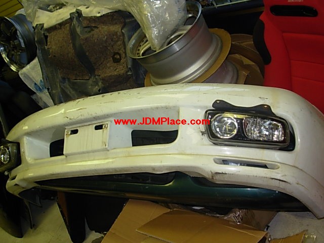 BD29002 - JDM BD5 BG5 kouki Legacy front bumper with projector foglights. Fits all 95-99 Legacy models.