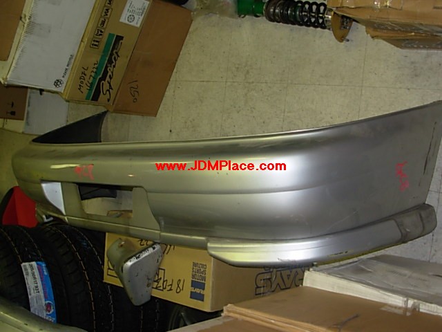 BD29005 - JDM STI GC8 GF8 Impreza Version 5/6 rear bumper with rear spats, fits 93-01 Imprezas coupe/wagon/sedan.
