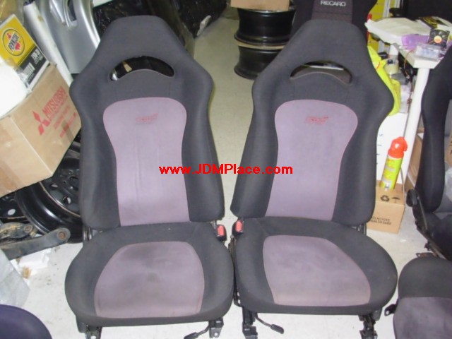 SE30001 - JDM STI Version 2 Impreza GC8 front and rear seats combo set. Fits most Subaru sedan models.