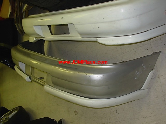 BD30014 - JDM STI GC8 GF8 Impreza Version 5/6 rear bumper with rear spats, fits 93-01 Imprezas coupe/wagon/sedan.