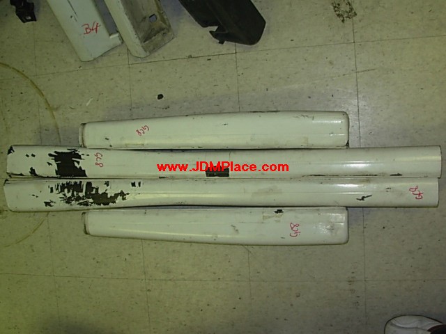 BD30008 - JDM STI Version 5 Impreza side skirts, 4 pieces set, fits 93-01 Imprezas coupe/wagon/sedan.