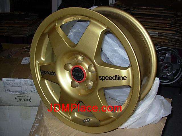 RI33004 - Very Rare brand New, wheels were on display only. Speedline Preo-R/ST2 wheels in gold 16x7 +35 5x100.