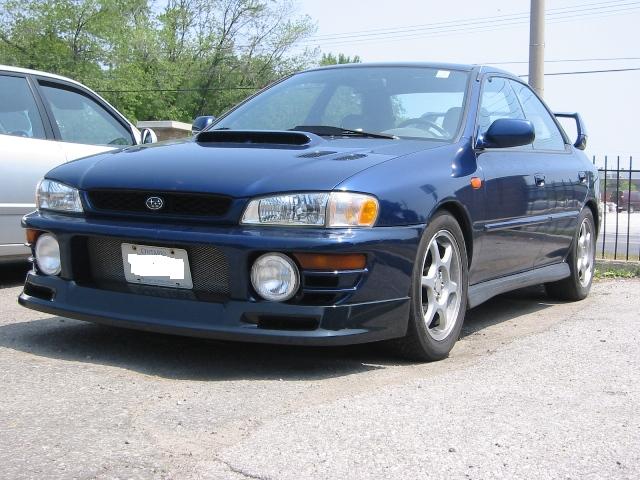 BD10004 - Ultra rare JDM only, Brand Greddy Gracer front lip for Impreza with VERSION 4 front bumper, made out of urethane.