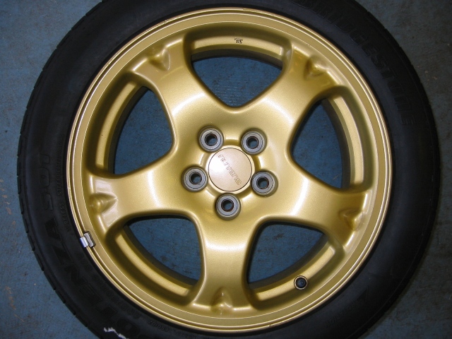 8 JDM STI Version 6 16x7 gold rims only SOLD