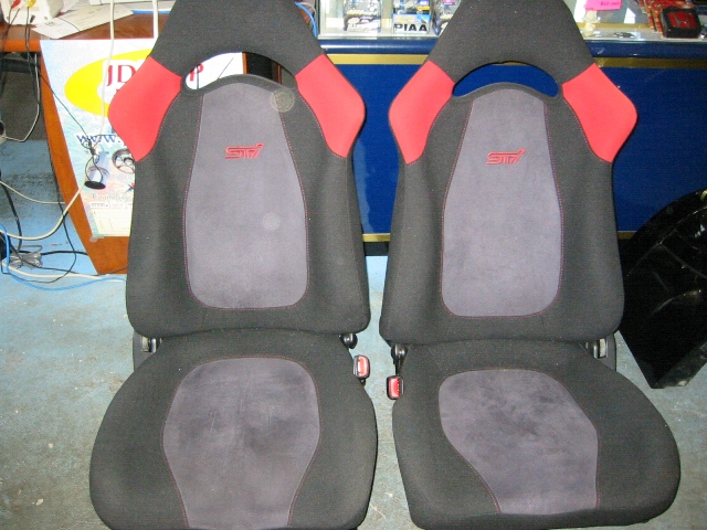 SE10001 - JDM STI Version 4 Impreza seats for 93-05 Impreza, 91-04 Legacy and 97-04 Forester.