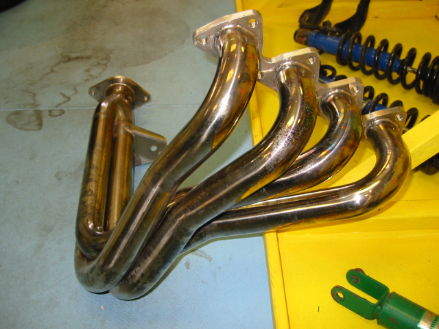 EX6001 - JDM 4-1 stainless steel headers for B16 Honda engines.