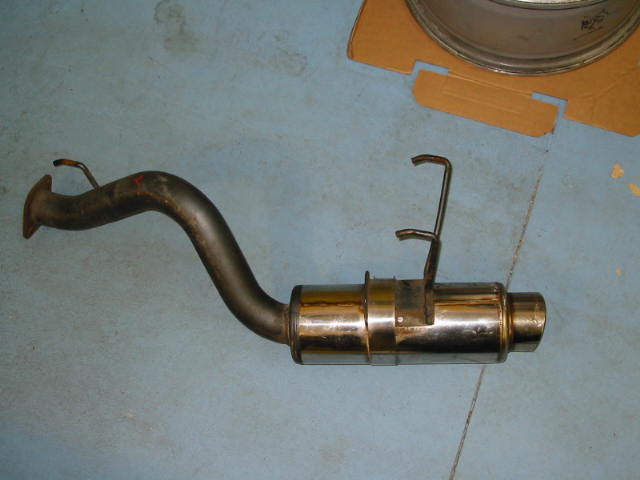 EX4002 - 5 Zigen FireBall cat-back exhaust system for EK4 (96-00 Civic hatch back).