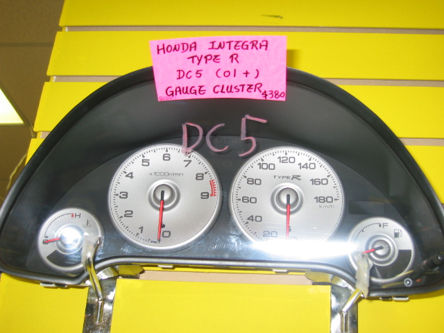 GU2001 - JDM DC-5 Integra Type-R gauge cluster, fits all RSXs.