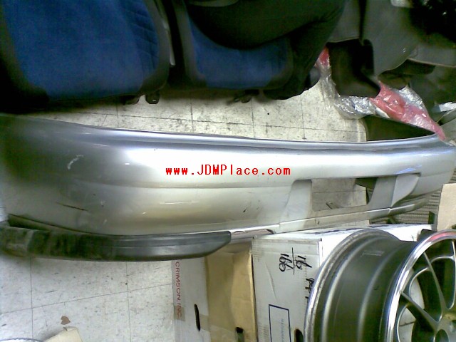 BD26007 - JDM STI GC8 GF8 Impreza Version 5/6 rear bumper with rear spats, fits 93-01 Imprezas coupe/wagon/sedan.
