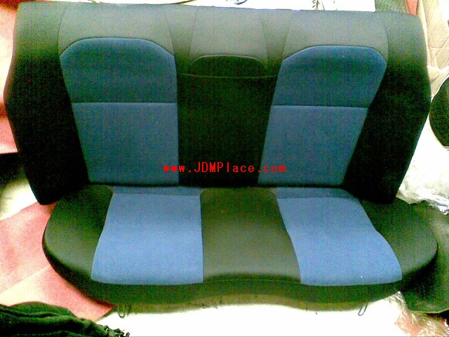 SE25008B - JDM STI GDB Version 7 Impreza rear seats, blue and black. Fits 93-07 Impreza.