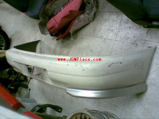 BD26006 - JDM STI GC8 GF8 Impreza Version 5/6 rear bumper with rear spats, fits 93-01 Imprezas coupe/wagon/sedan.