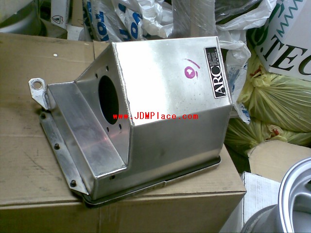AC26002 - JDM ARC air induction box with filter for Subaru turbo EJ series motors, off from a GC8 Version 4 STI.