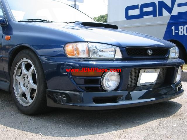 BD21001 - JDM Trust/Greddy urethane front lip for Version 1-4 Impreza bumpers, Brand New!