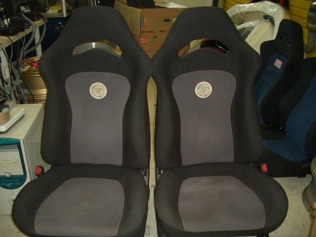 SE170003 - Rare JDM Impreza STI Version 2 World Rally limited edition front seats, rear seats also available but sold seprately, fits all Subarus.