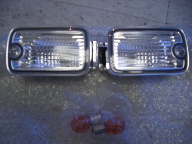 LI170002 - JDM 180SX kouki front clear signal lights.