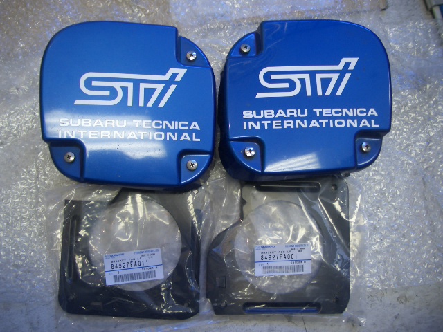 BD170004a - JDM Impreza STI Version 4 fog light covers for Version 4 front bumpers only.