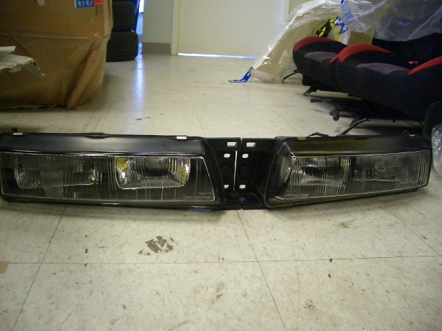 LI170004 - Rare JDM S13 Silvia square reflecter head lights.