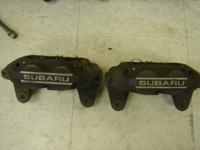 BA160003 - JDM Subaru Impreza STI front 4 pot brakes, CALIPERS ONLY.