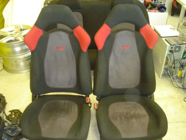 SE160001 - JDM Suabru Impreza STI Version 4 front and rear seats, fits all Suabrus.
