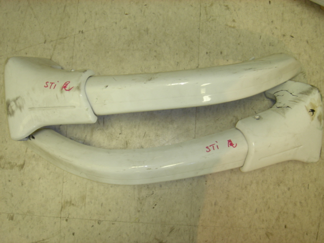 BD160002b - JDM Impreza STI Version 6 rear spats, 2 pcs set.