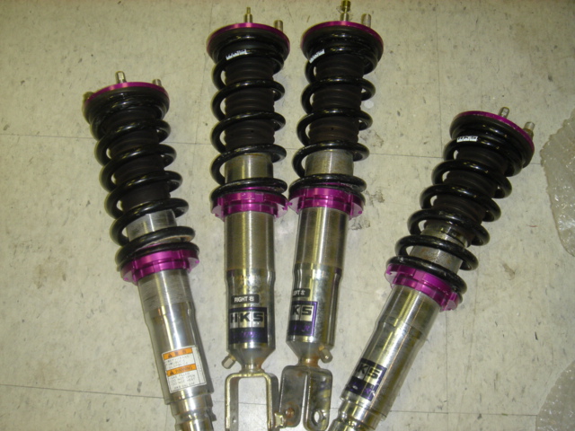 SU190008 - JDM HKS HyperMax II 30 ways and height adjustable coilovers for 96-00 EK Civics.