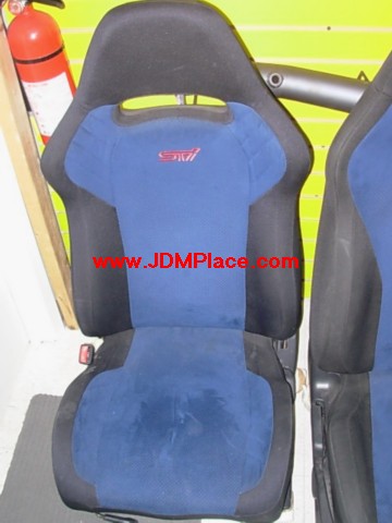 SE27003 - JDM Impreza STI Version 7 GDB front seats, fits most Subaru models. Comes as a pair of 2 front seats.