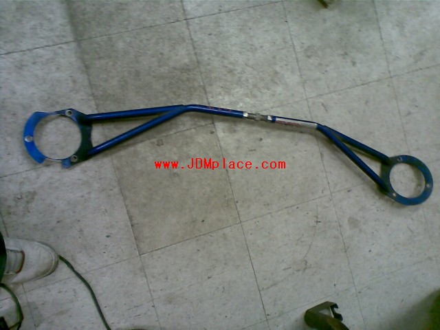 BR25001 - Cusco adjustable front strut bar for 93-01 Impreza GC8, BD BG Legacy and SF Forester. It clears top mount intercoolers.