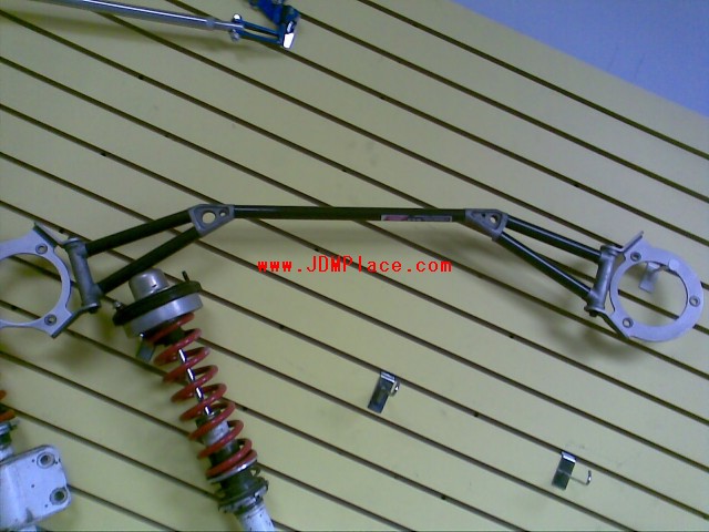 BR26002 - JDM Impreza STI Version 6 GC8 front carbon fiber strut bar, fits 93-01 Imprezas, 97-01 Foresters and 95-99 Legacys.